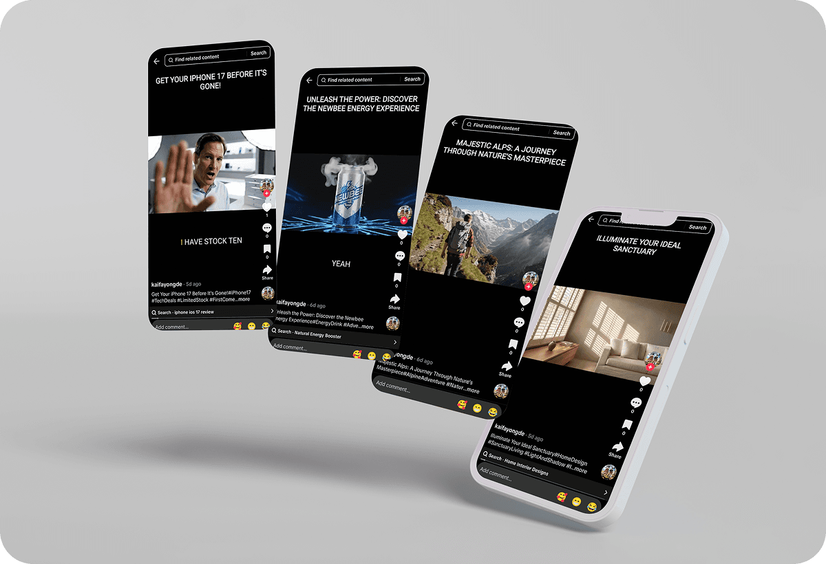 批量动态 AI 视频生产